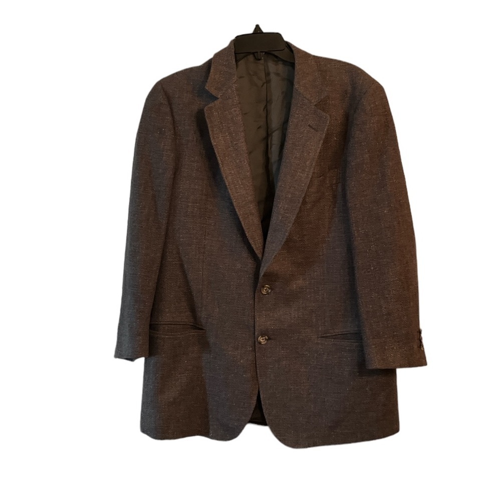 Vintage Ermenegildo Zegna Soft Wool Silk Grey Blazer Size 50R